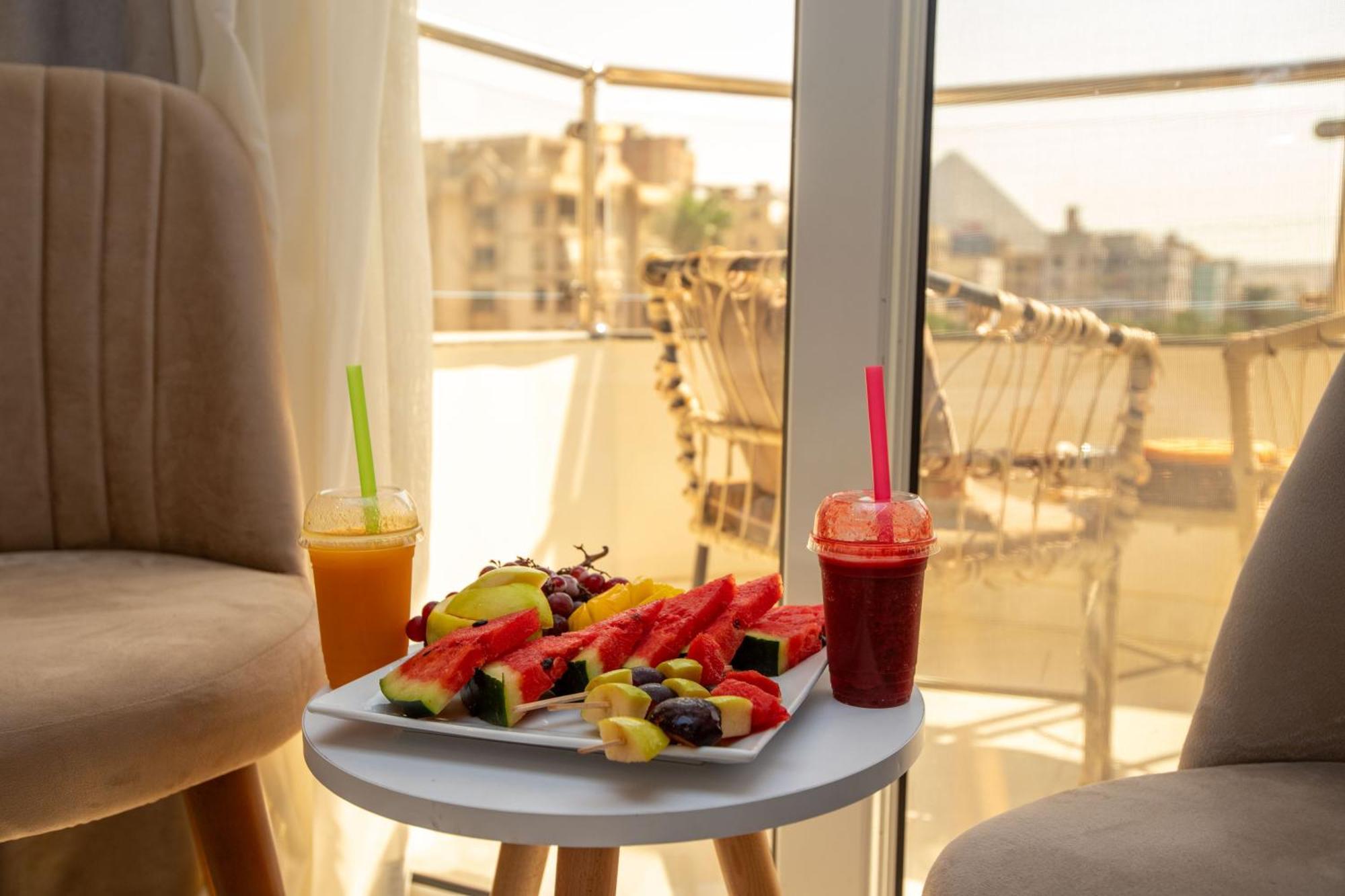 Khattab Pyramids View Hotel Kafret el-Gabal Eksteriør bilde